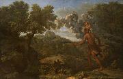 Nicolas Poussin Landscape with Orion or Blind Orion Searching for the Rising Sun oil on canvas